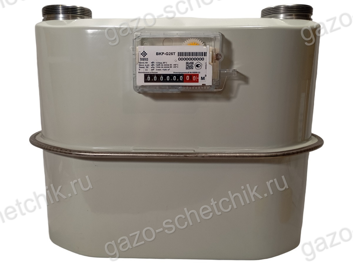 Газовый счетчик ВКР G25T
